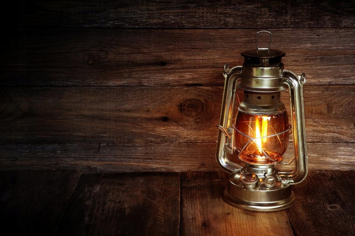 Газовая лампа старинная