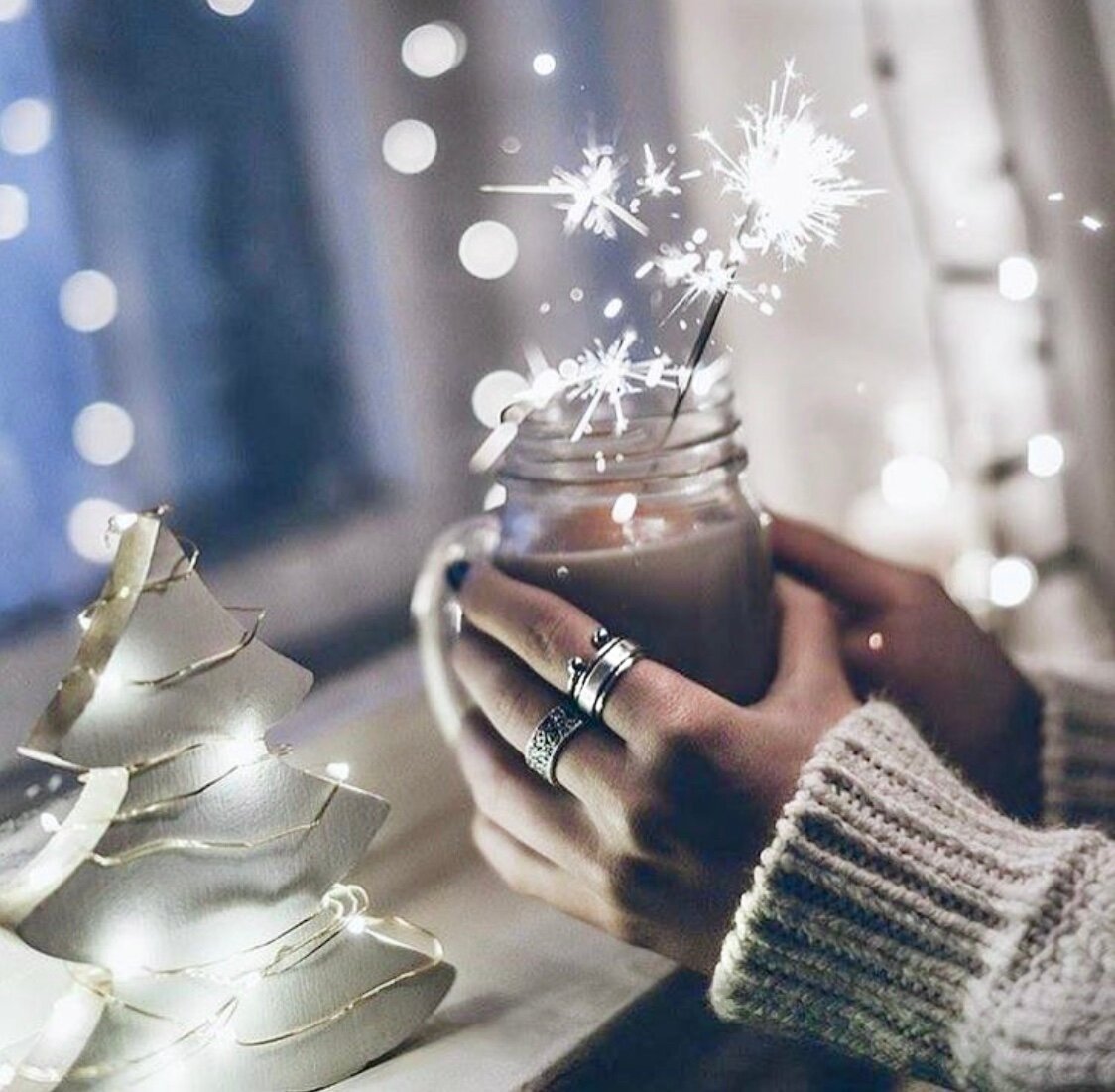 Новогодние раскладки для инстаграмма