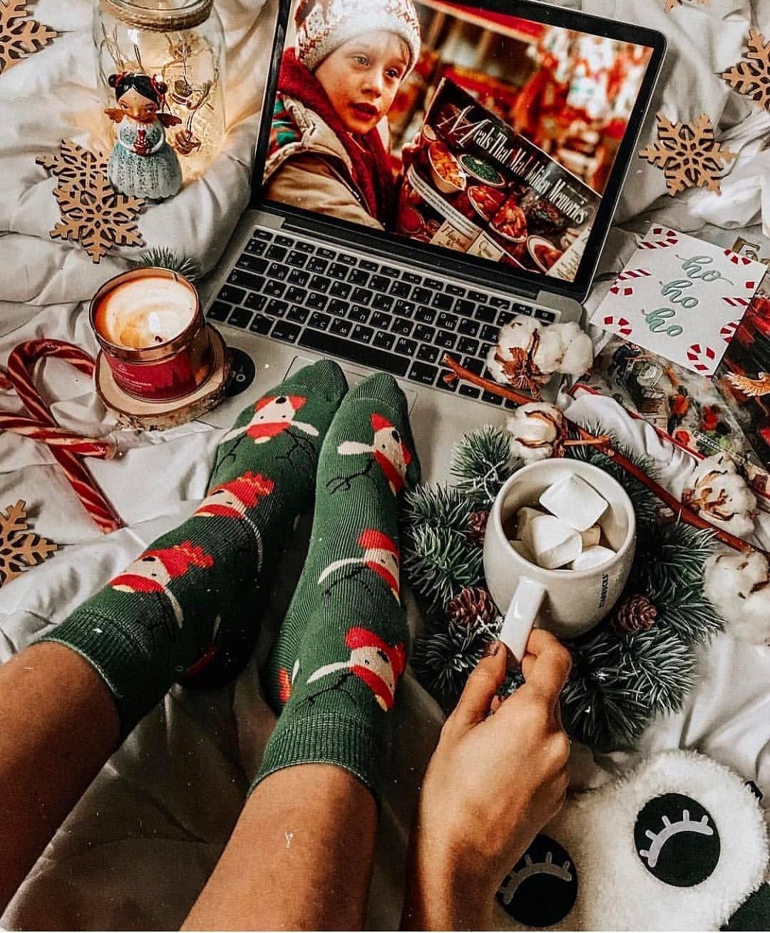 Зимняя раскладка для инстаграмма