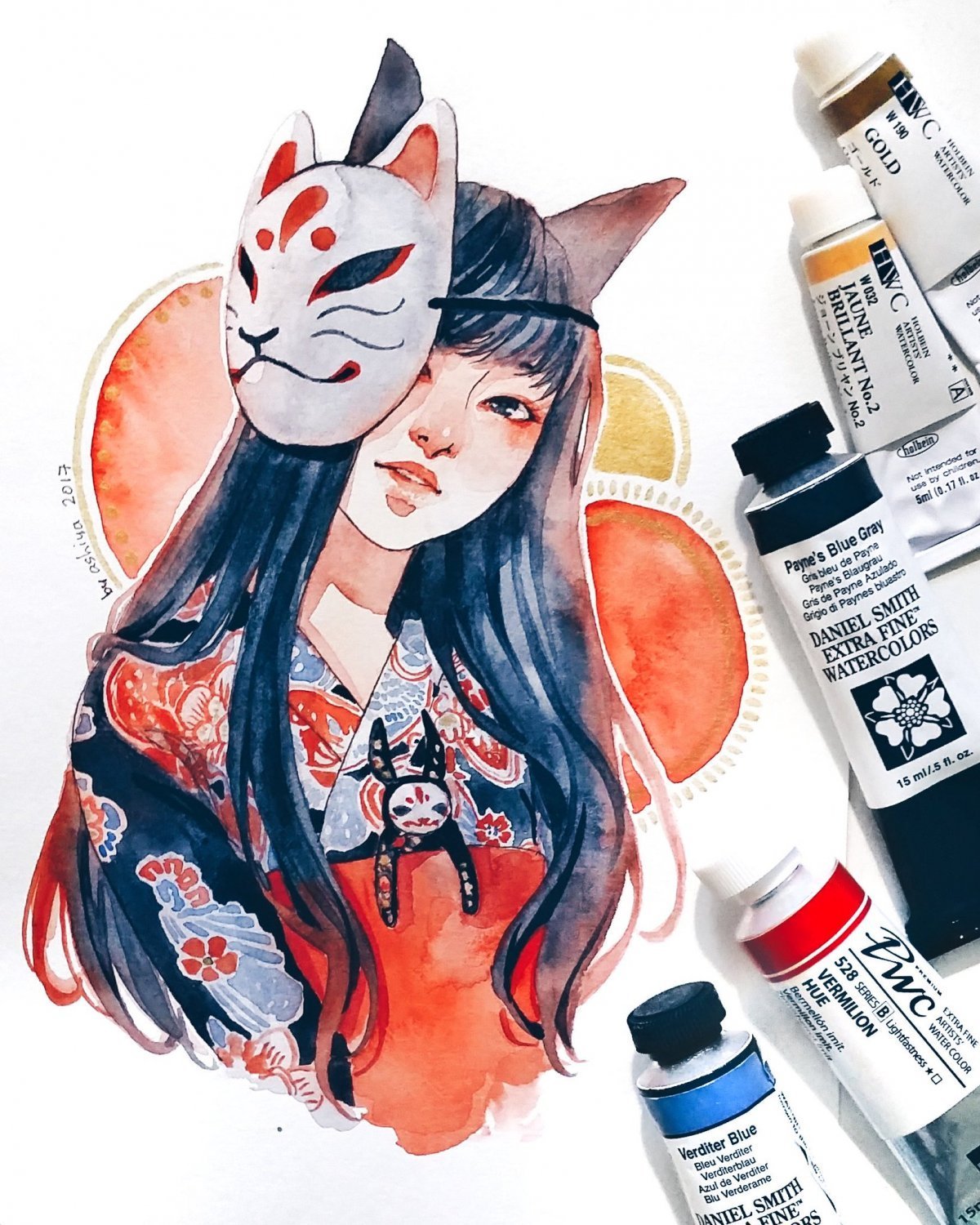 Ashiyaart акварель