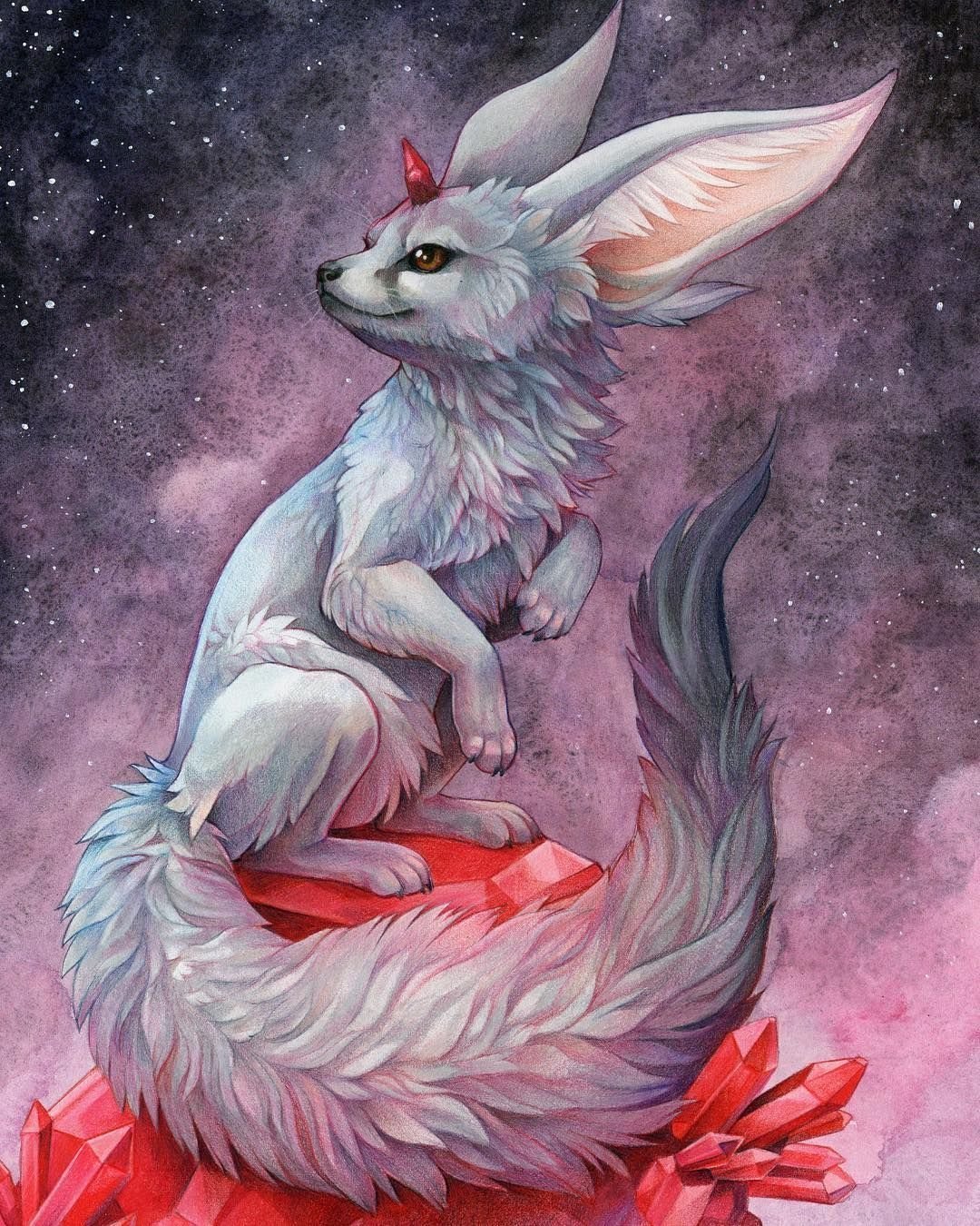 Лисы Кицунэ фенек Фокс