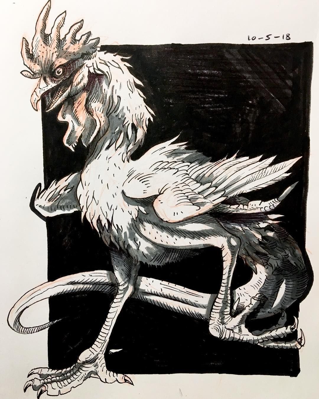 Инктобер Мифические существа