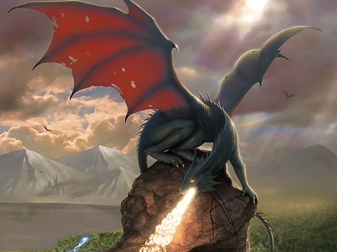 Красивый дракон