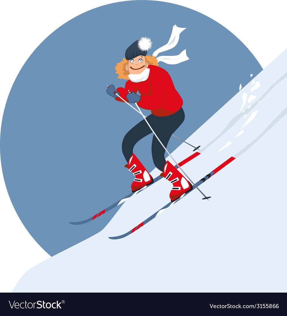 Лыжи картинка для детей