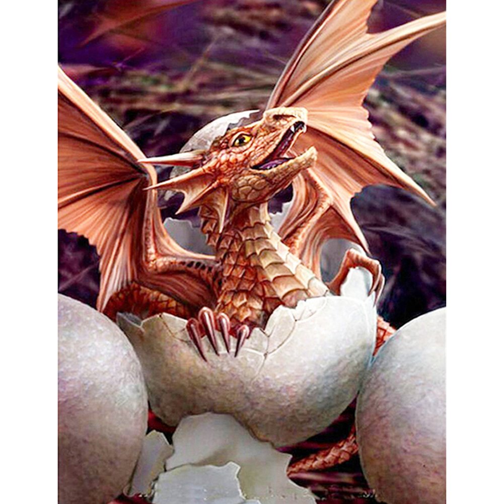 Anne Stokes красный дракон