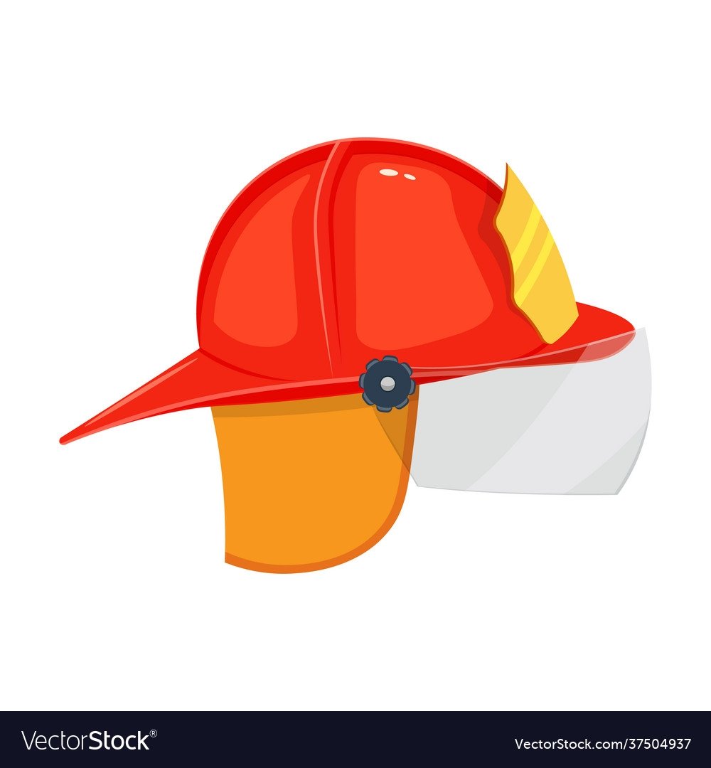 Пожарный шлем вектор