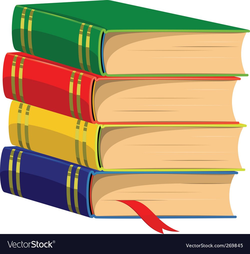 Стопка мультяшных книг три