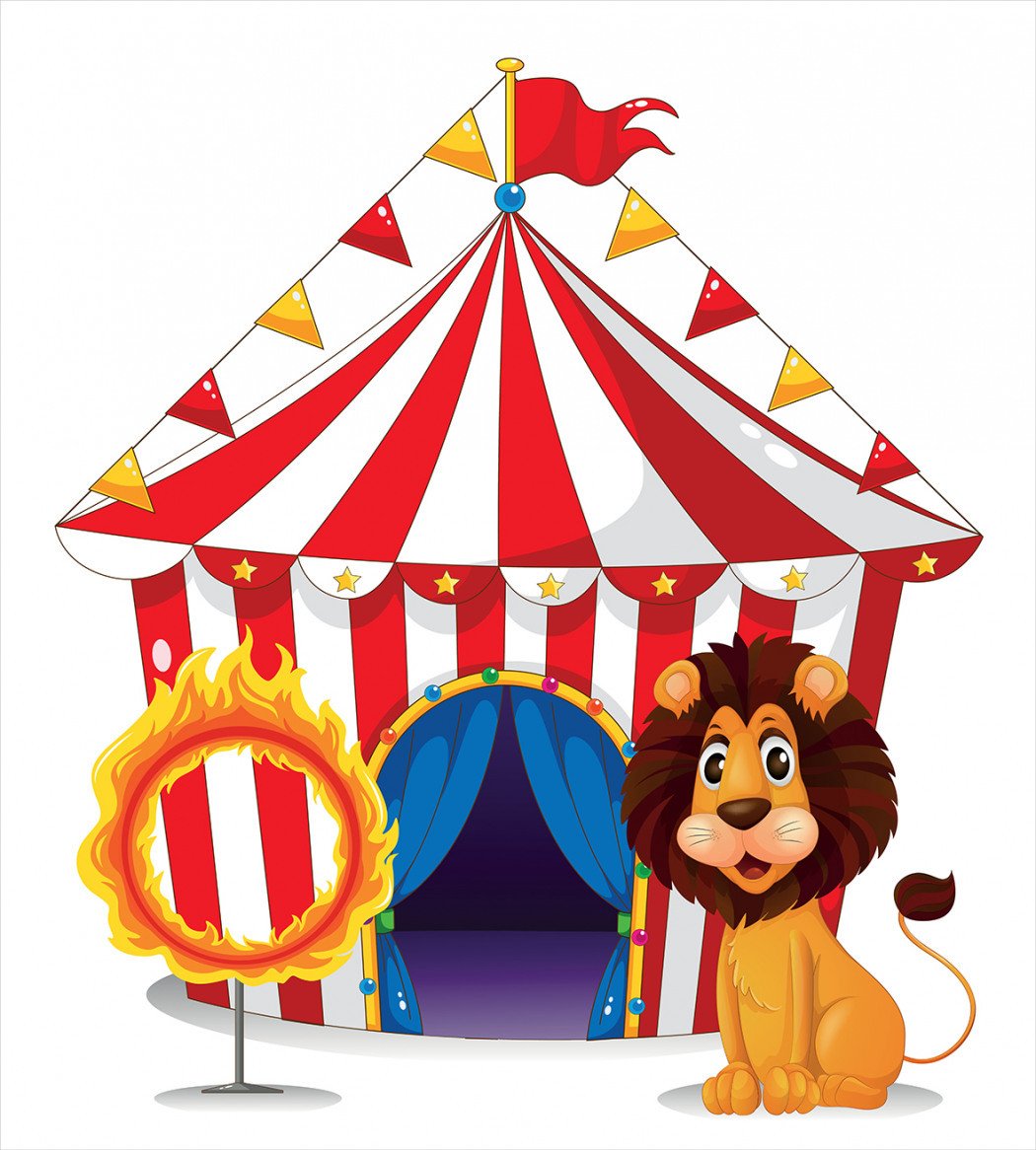 Вывеска цирк для детей