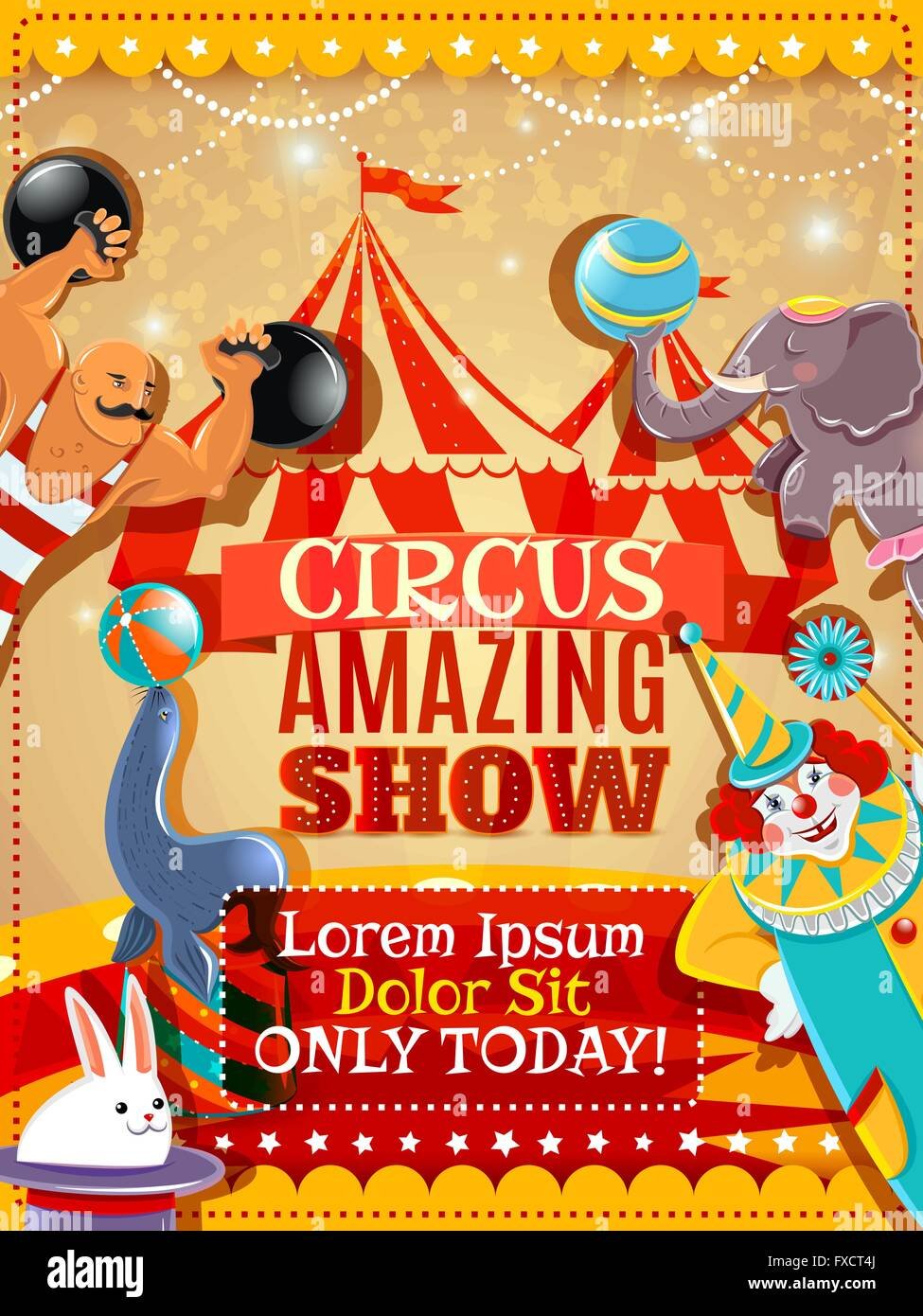 Рекламные плакаты цирка
