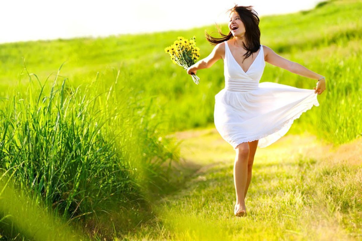 Счастливая женщина