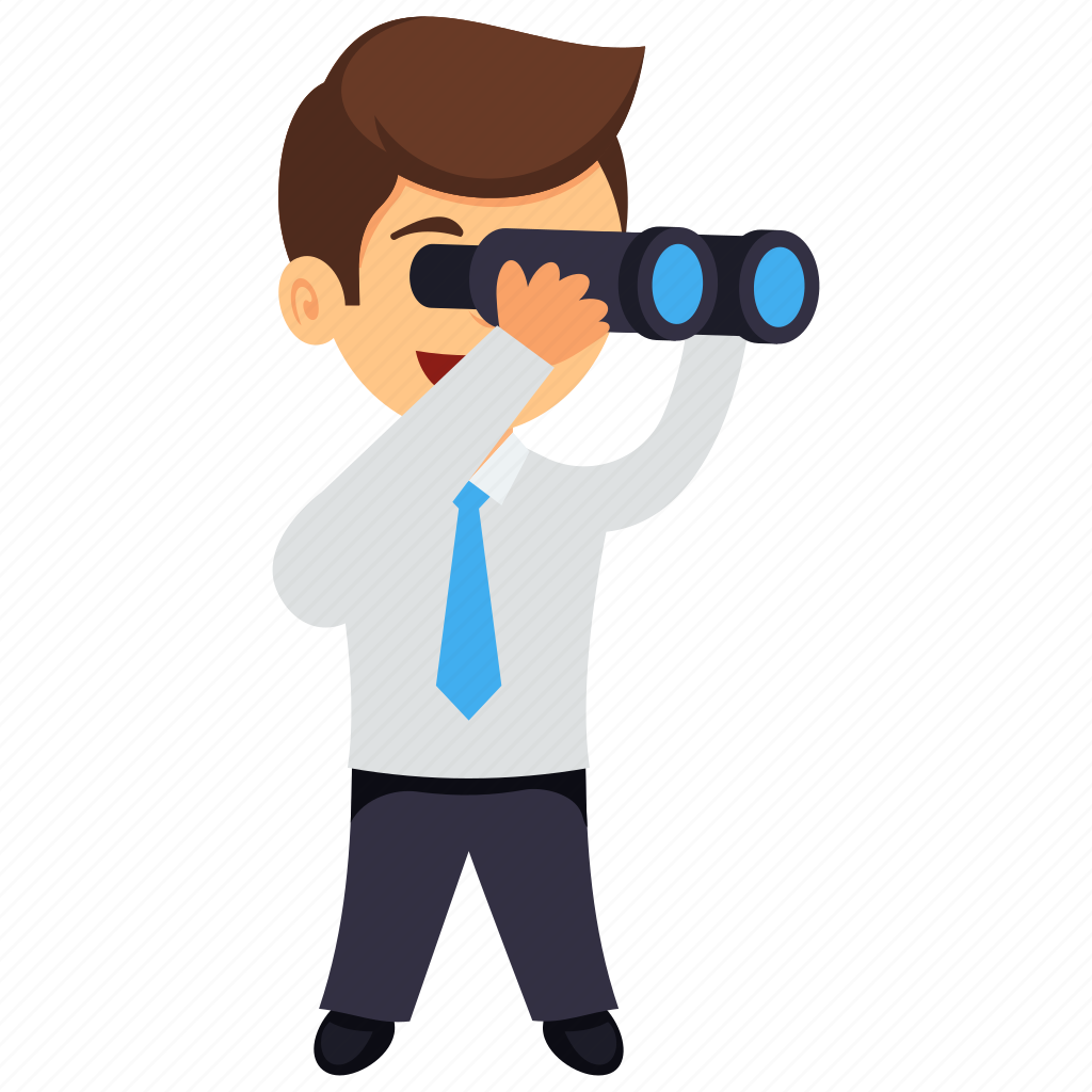 Фотобанк чел с биноклем