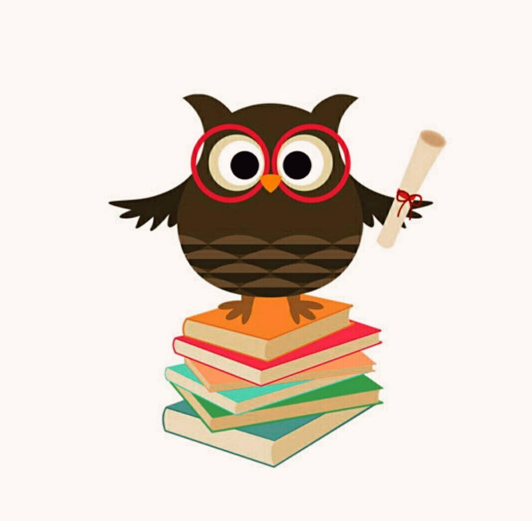 Сова с книгой