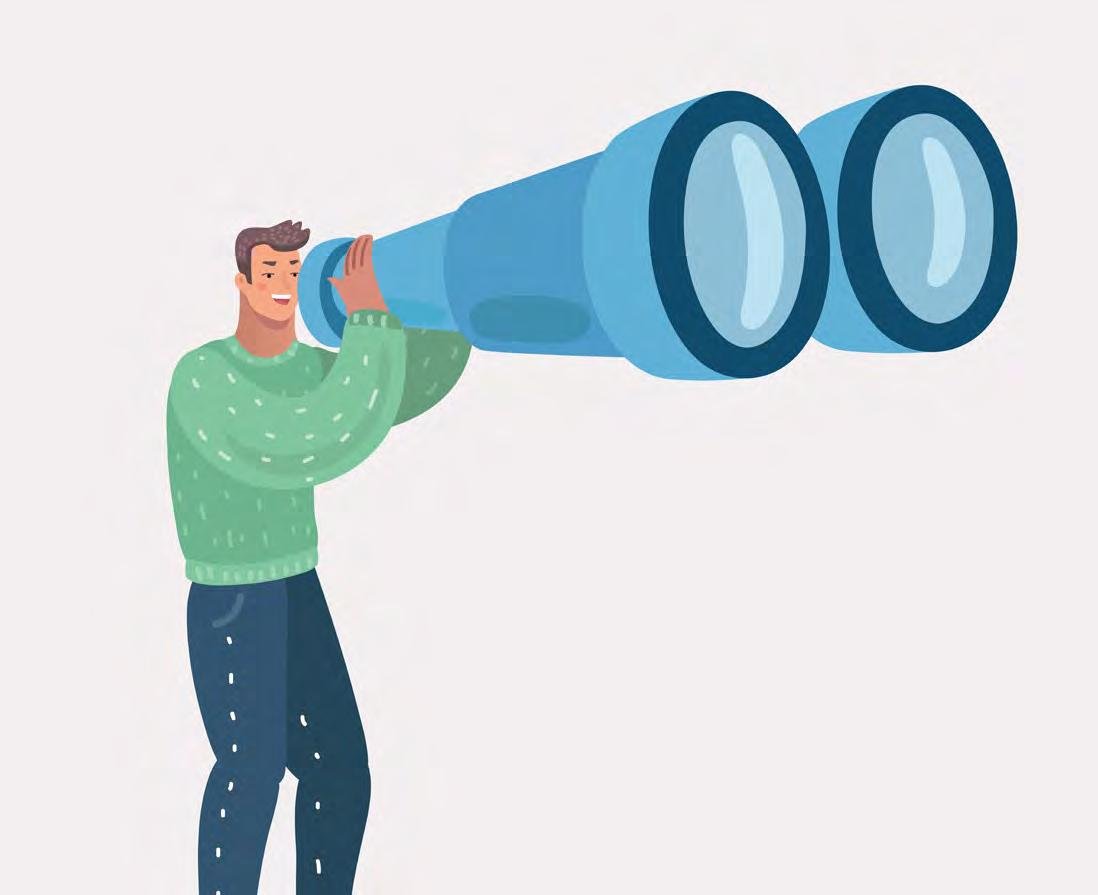 Лицо с биноклем