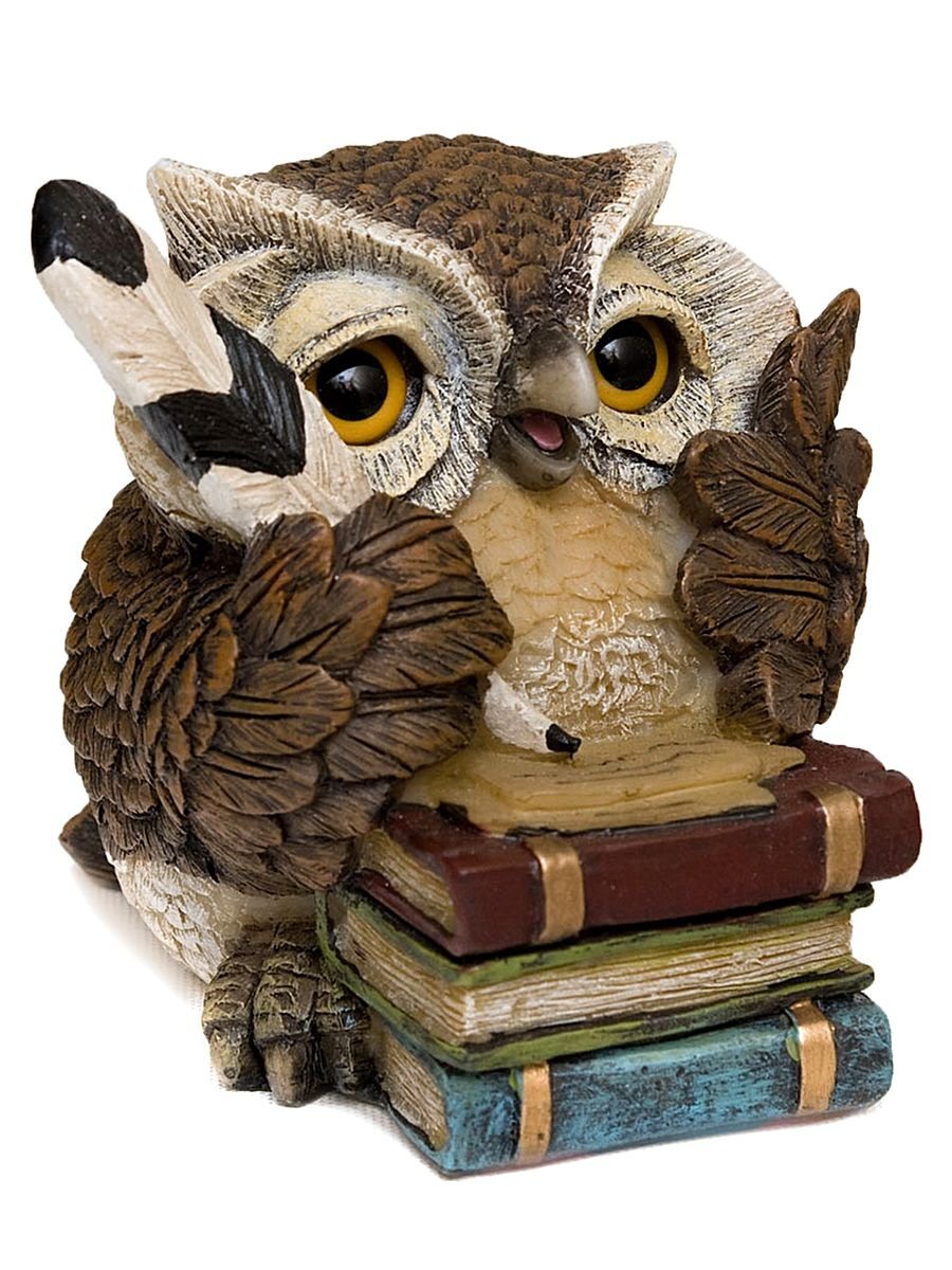 Рисунок Сова с книгой