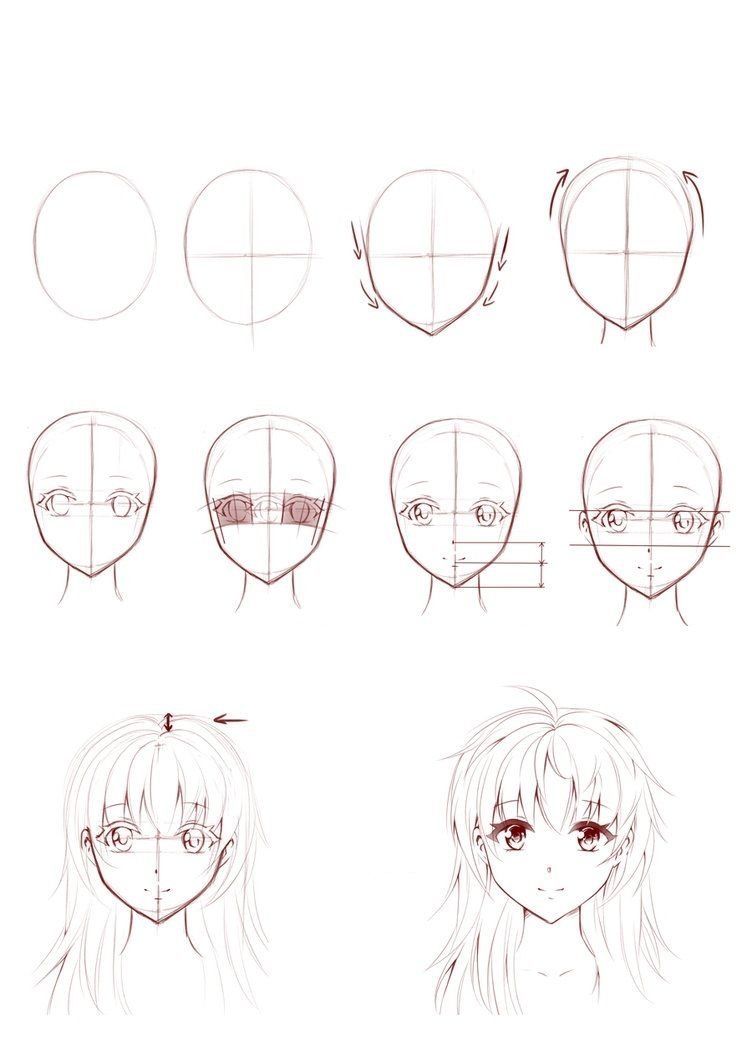 Уроки рисования аниме