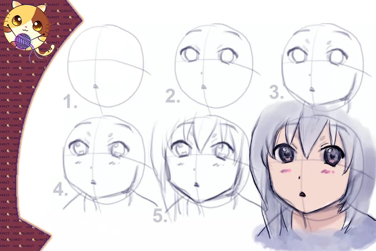 Уроки рисования аниме