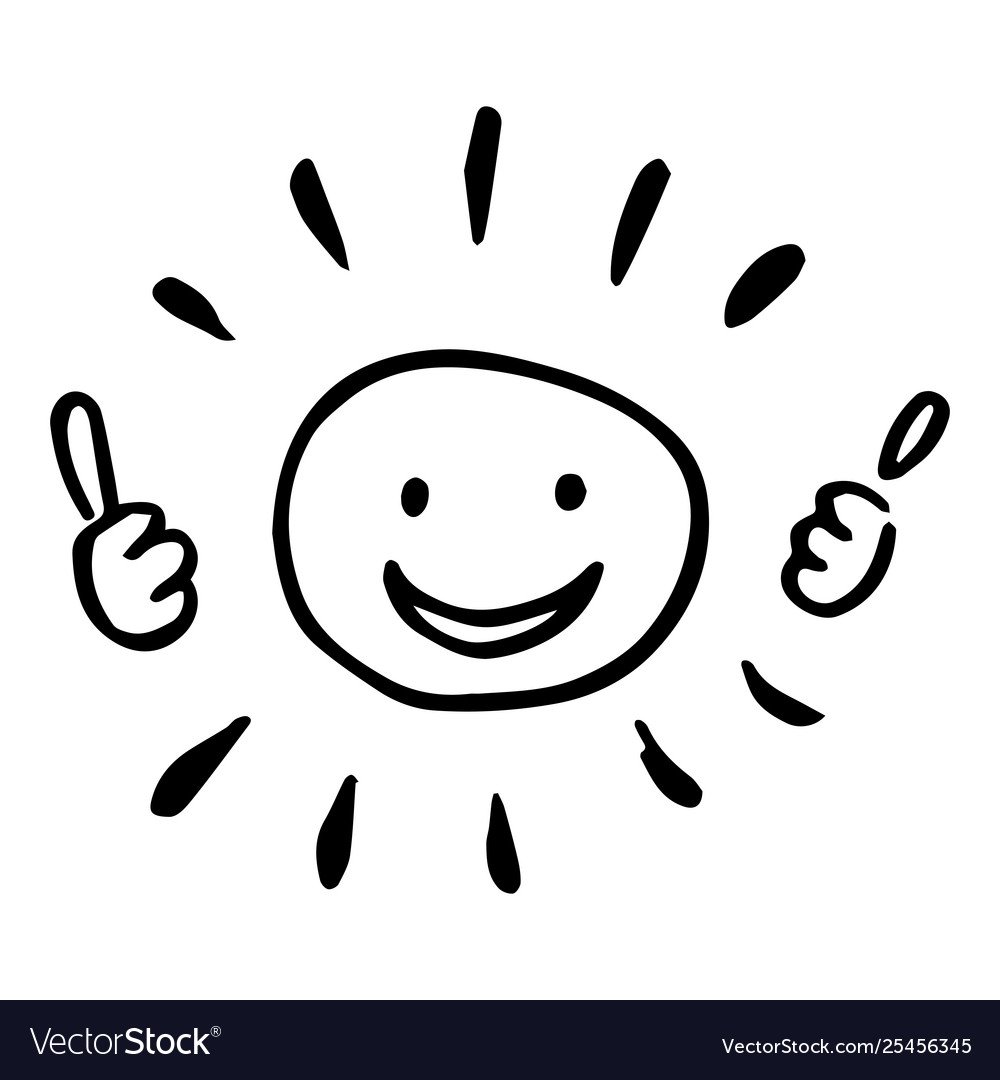 Солнышко рисунок