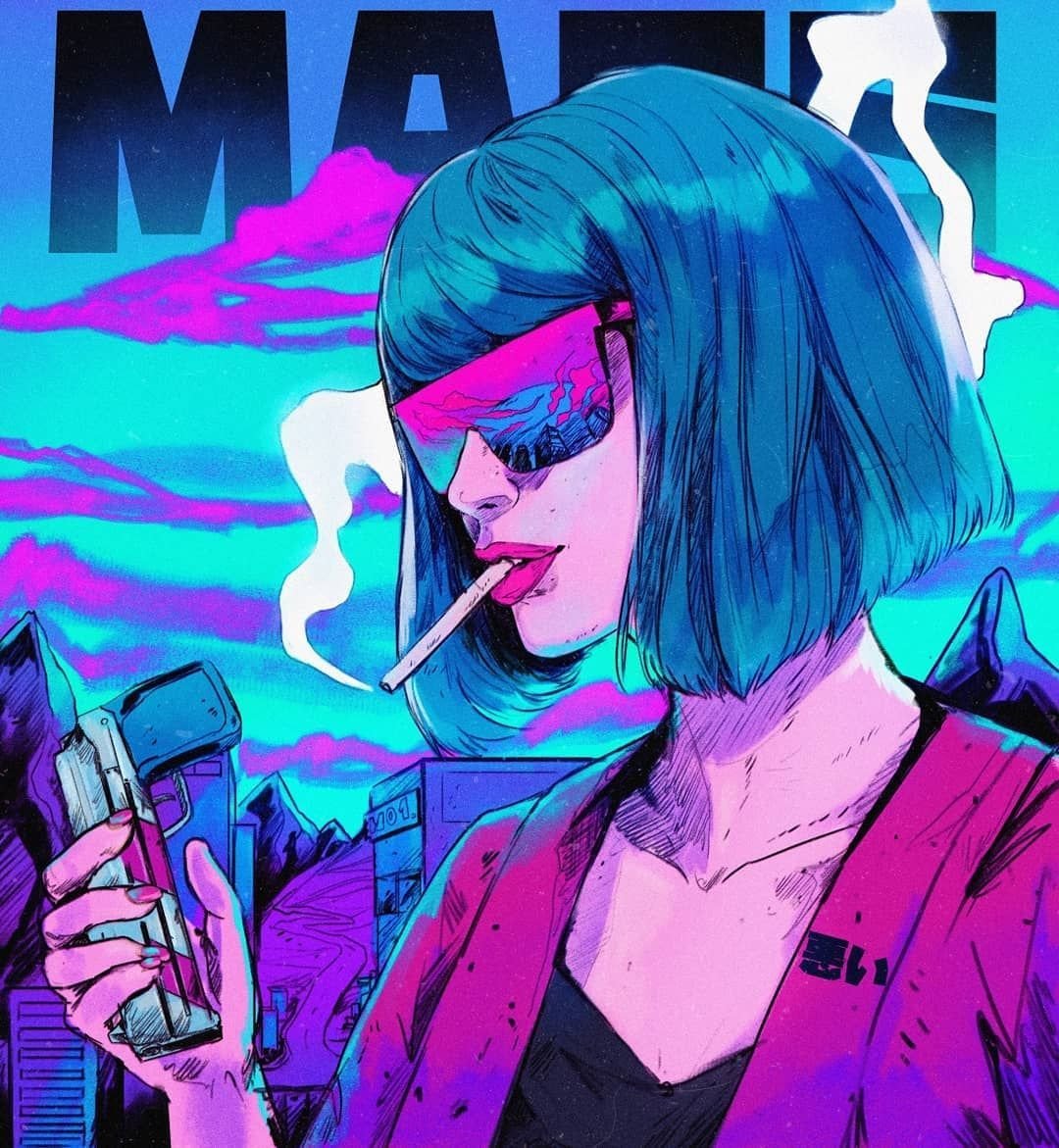 Ретровейв аниме