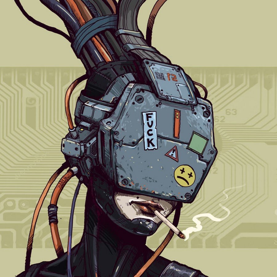 Cyberpunk 2077 шлем