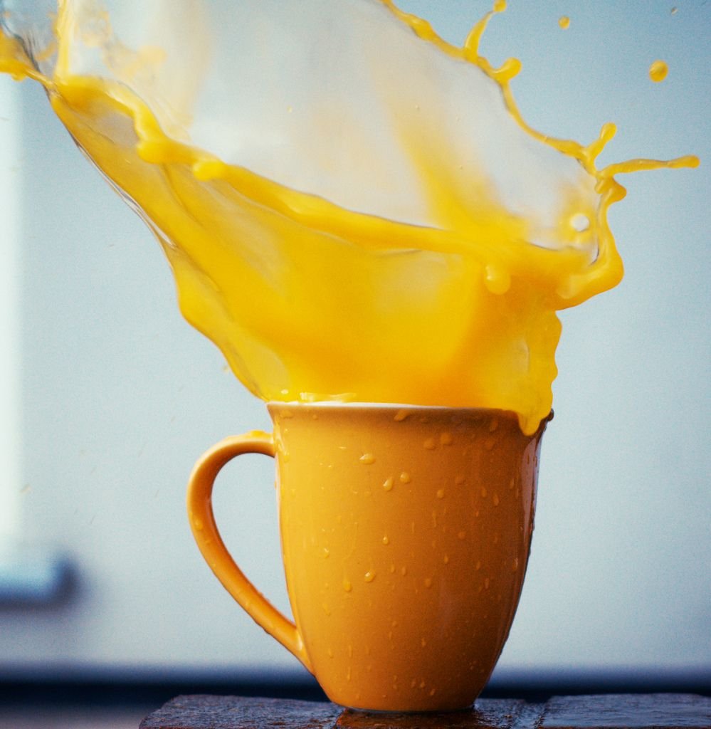 Утро в желтых тонах