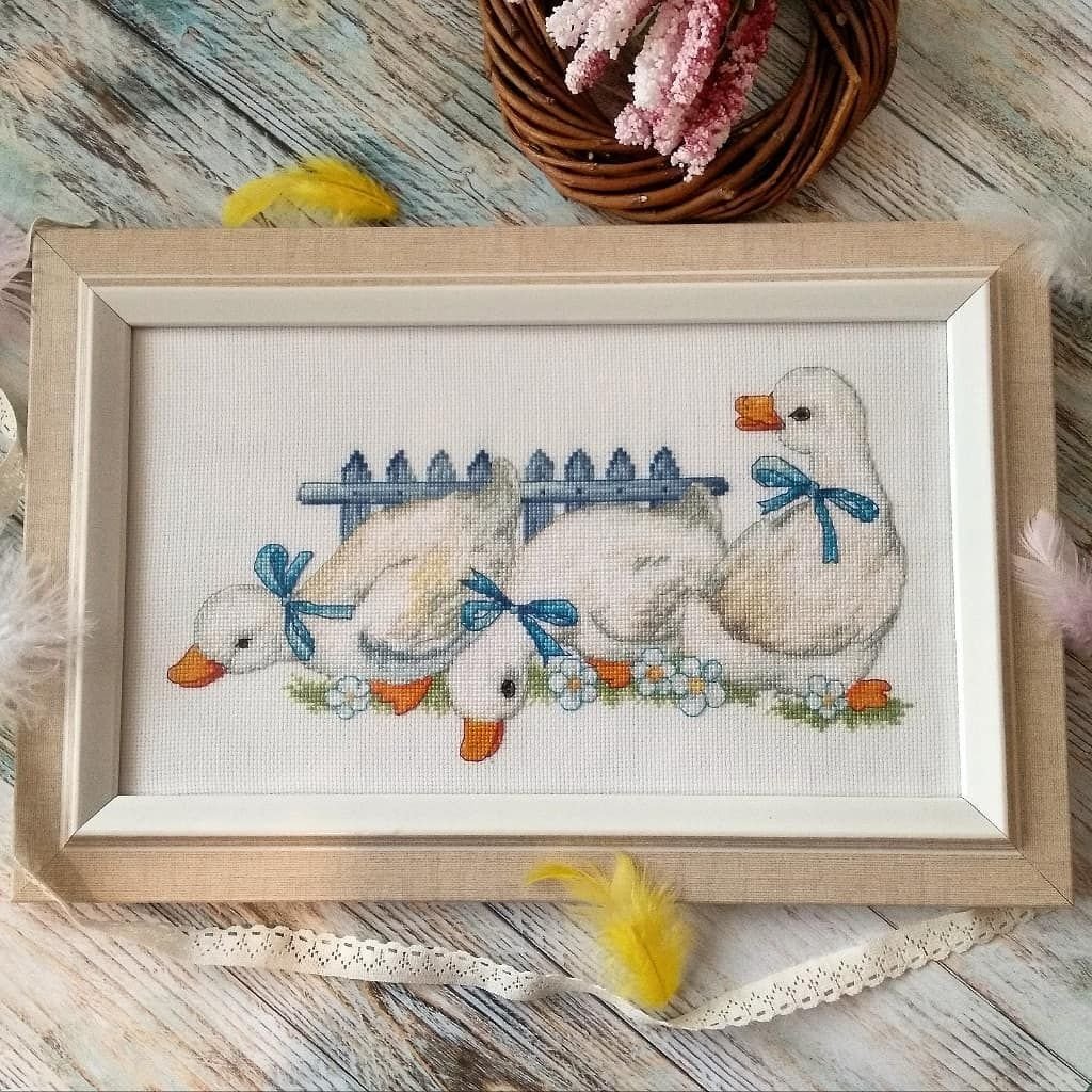 Поднос Bernadotte "гуси" 37 см