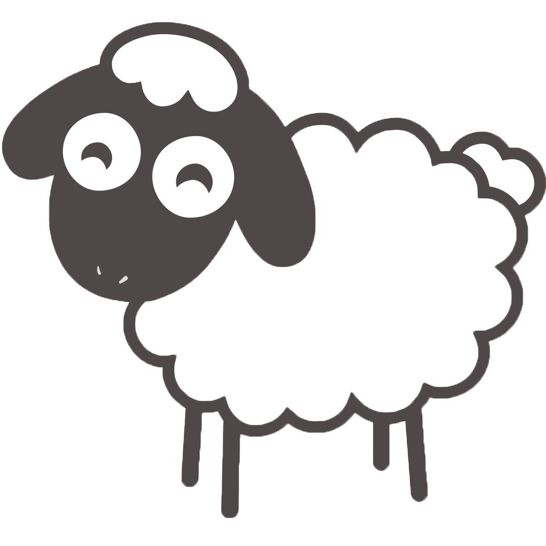 Силуэт овечки