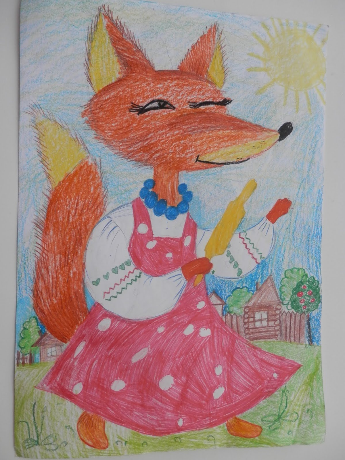 Сказки Лисичка со скалочкой