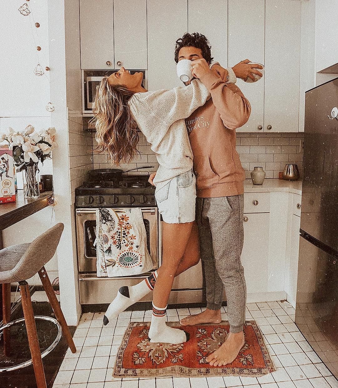 Фотосессия на кухне для двоих