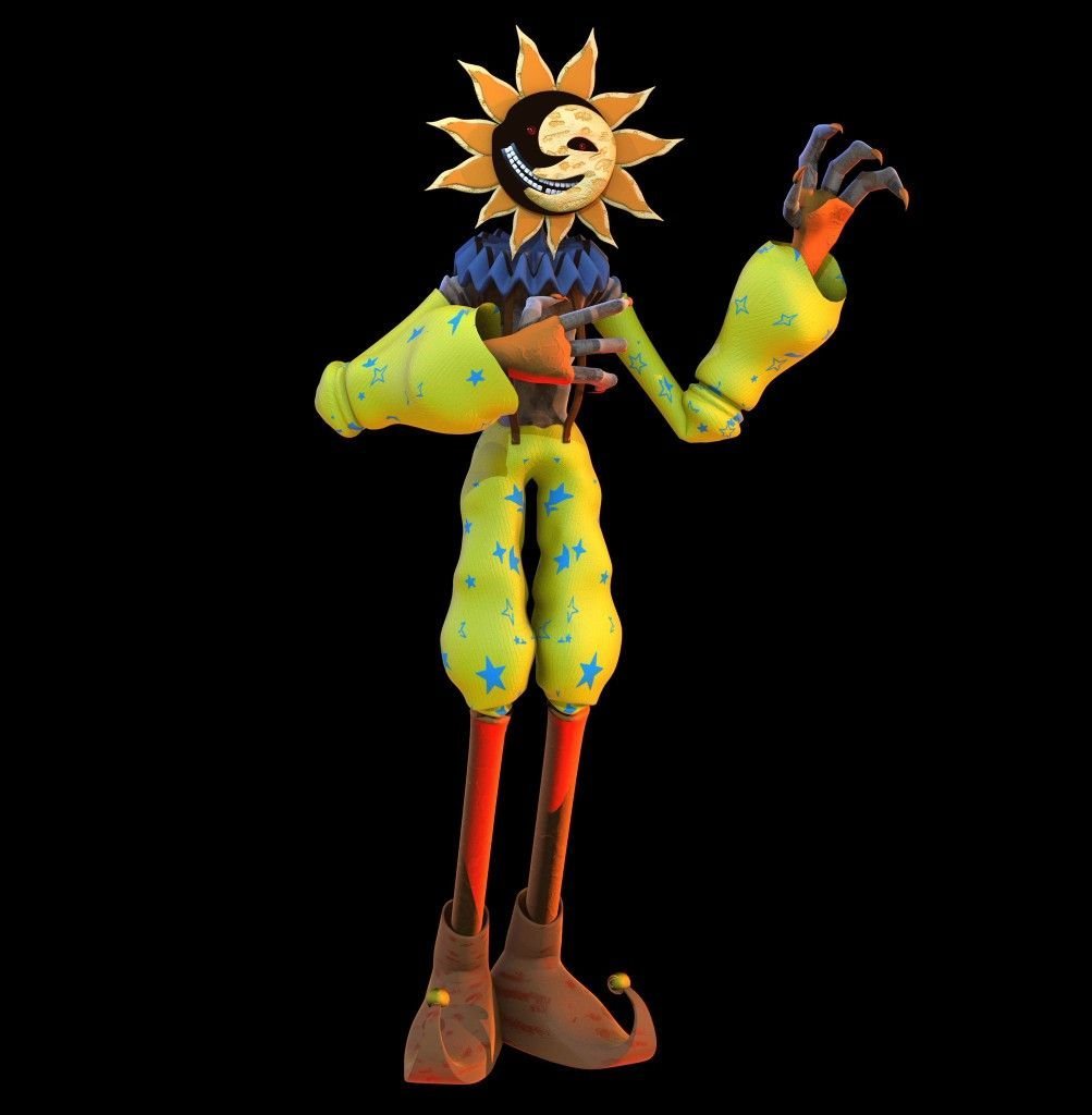 Косплей на солнце ФНАФ 9