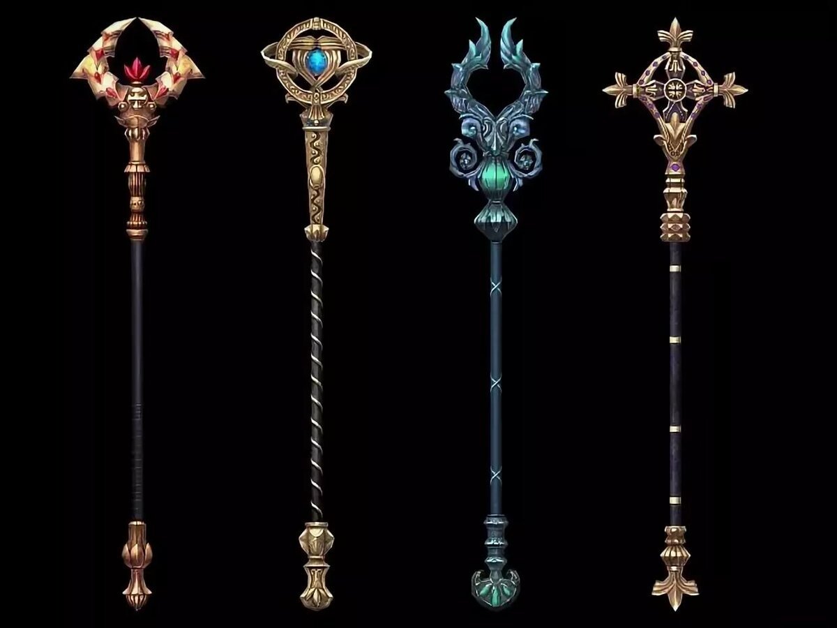 Скипетр, Булава, жезл