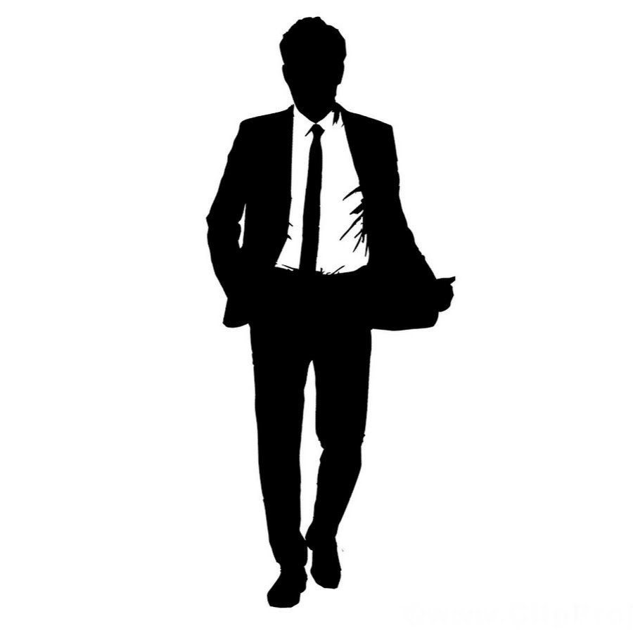 Человечек в деловом костюме