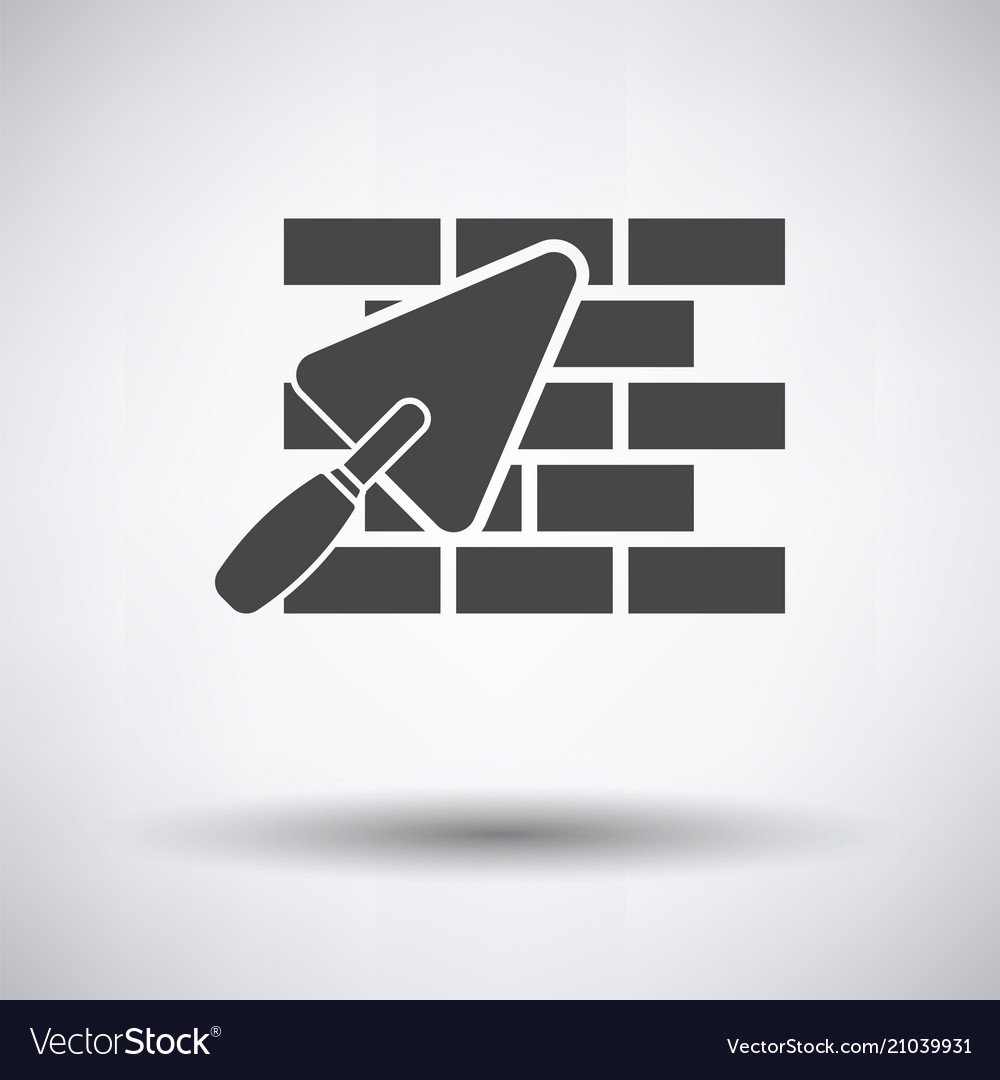 Пиктограмма Мастерок и кирпич