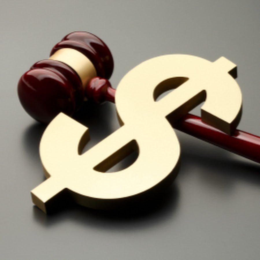 Банкрот на прозрачном фоне