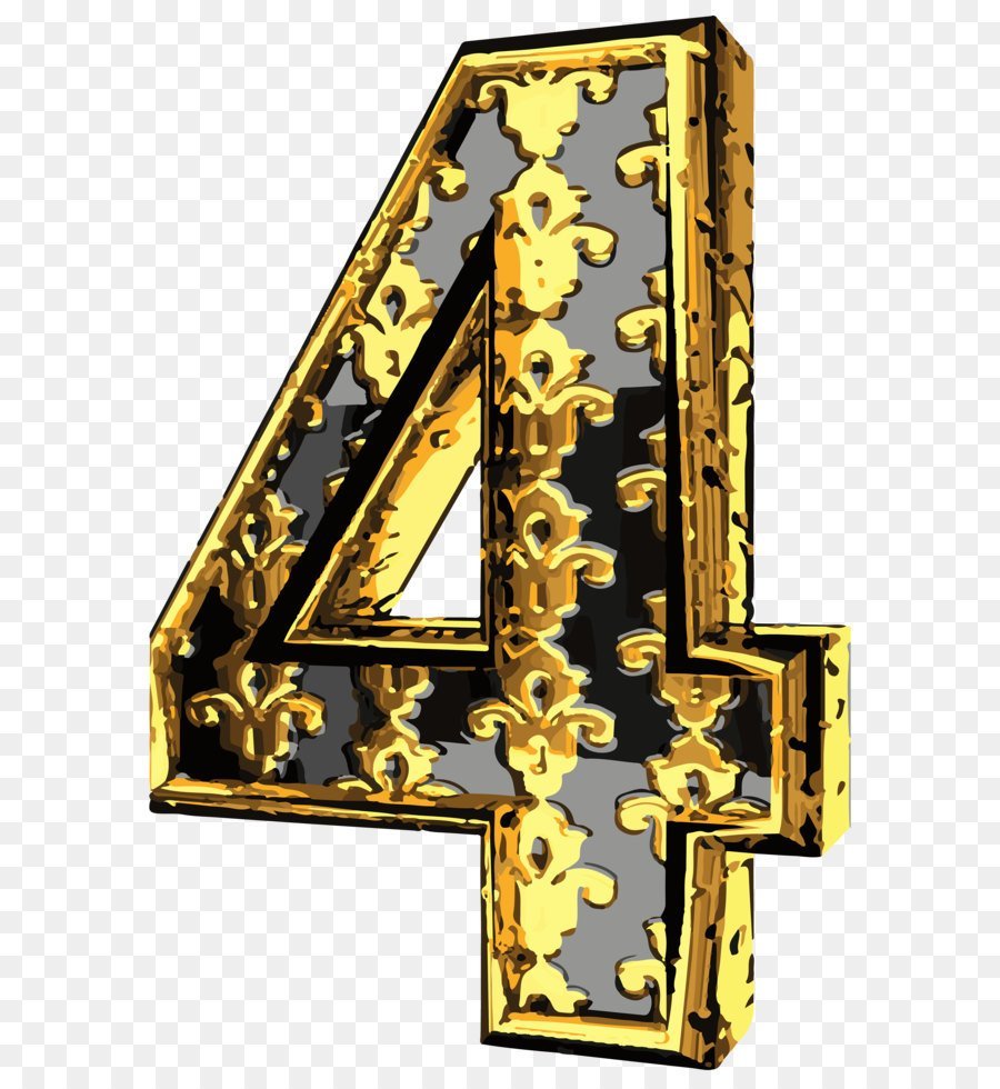 Красивая цифра четыре