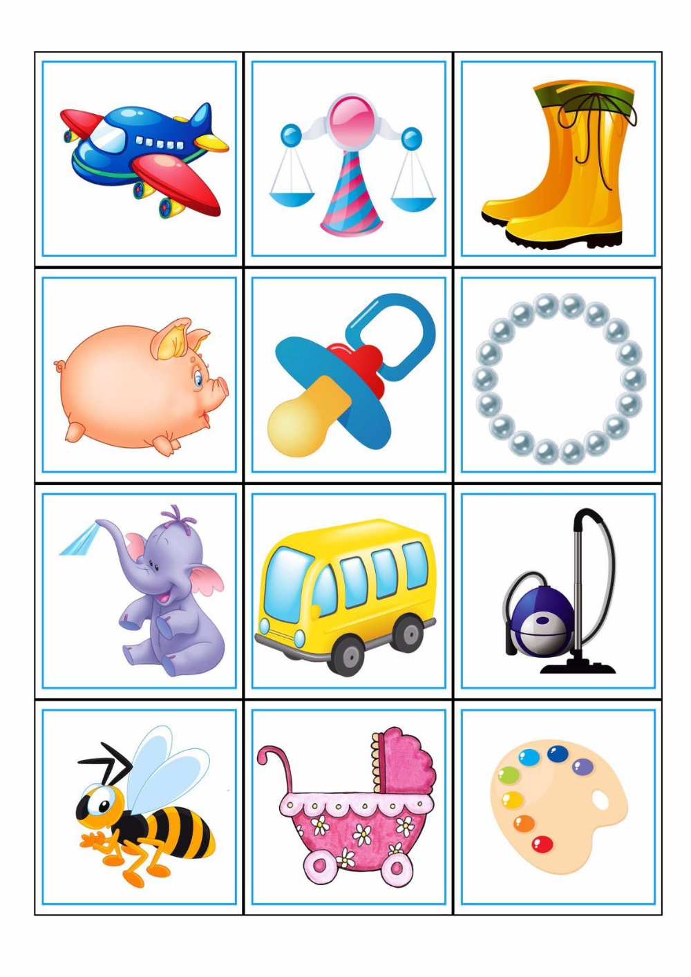 Карточки звуков