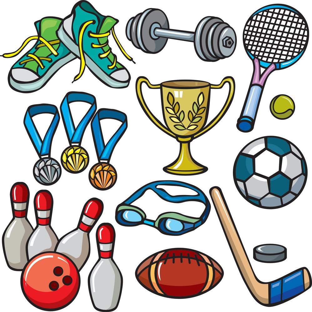 Рисование спортивный инвентарь