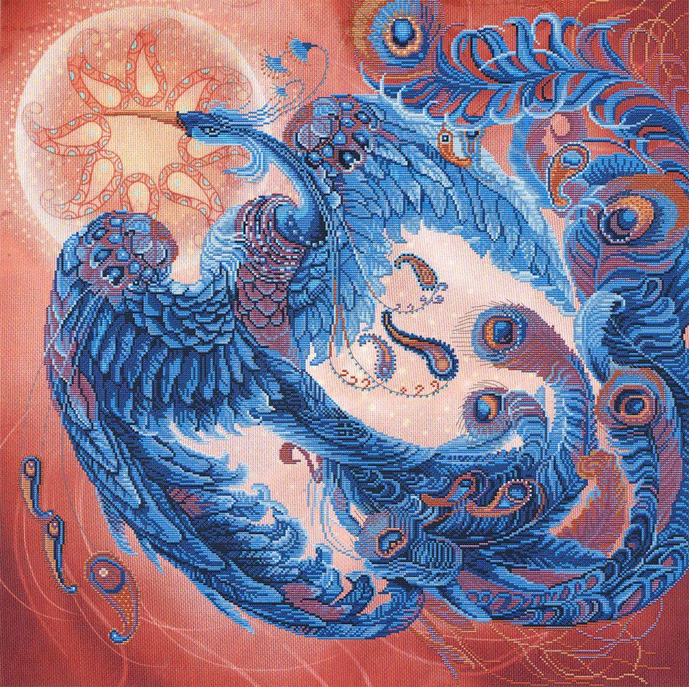 Набор для вышивания "Нова Слобода" ННД №11 1015 "Волшебная птица" 50 х 50 см