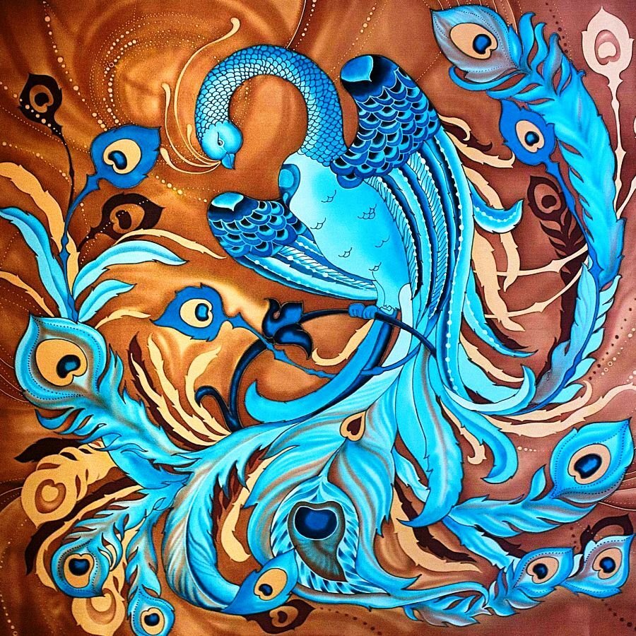 Екатерина Щепина платки батик