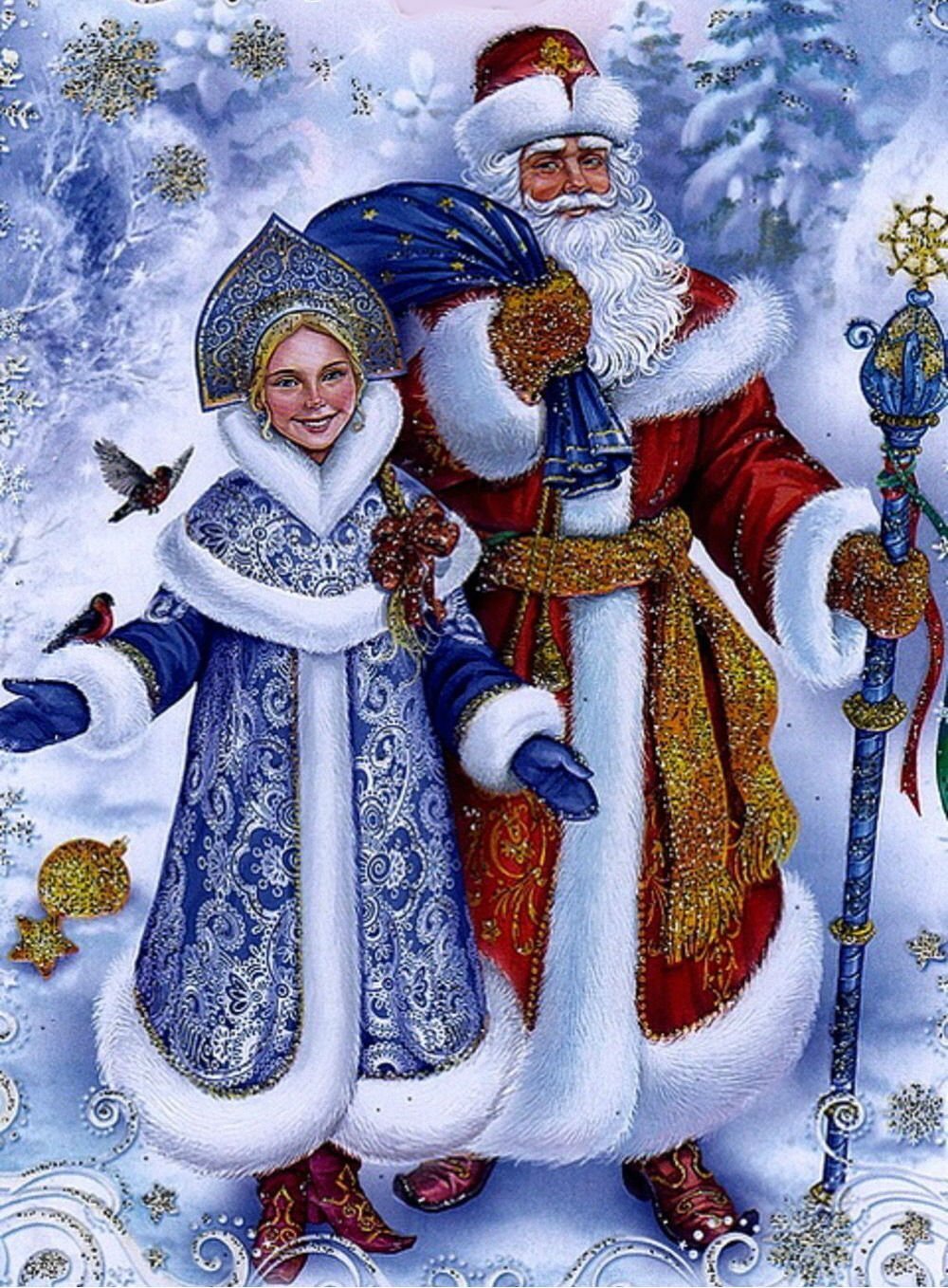 Новогодние открытки современные