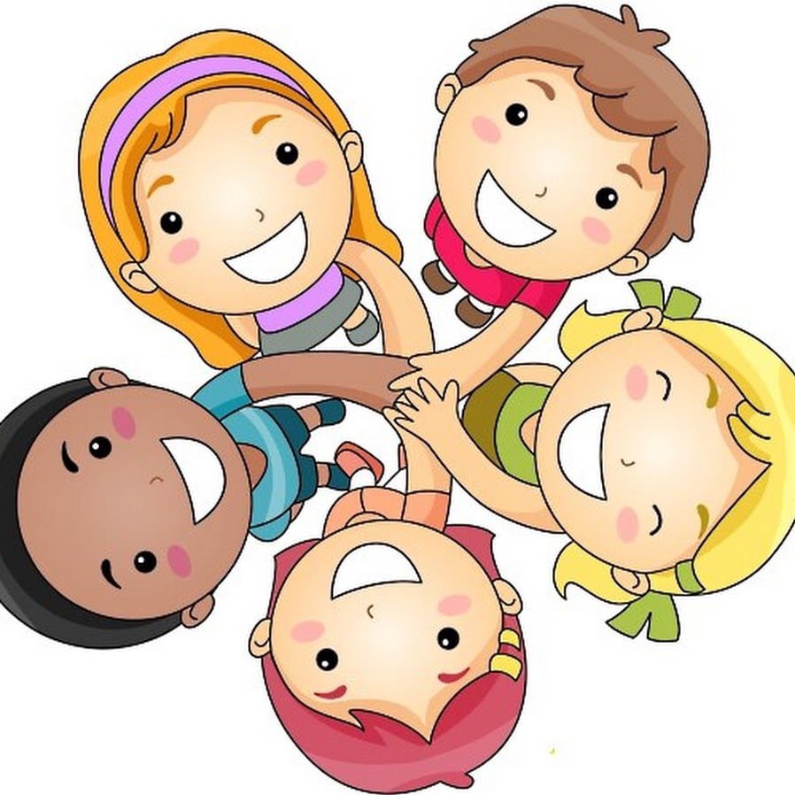 Надпись дружные ребята