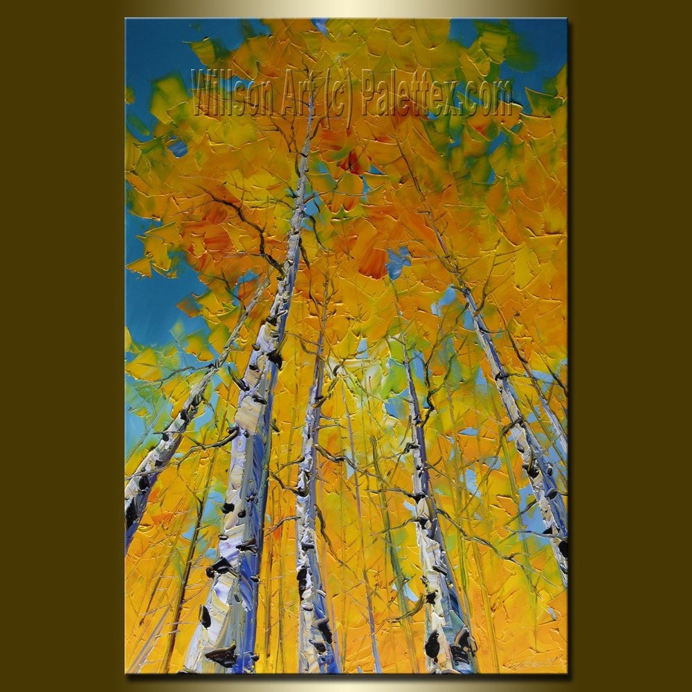 Береза осенью