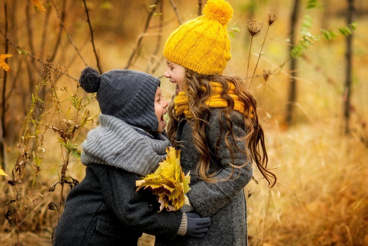 Объятия осенью