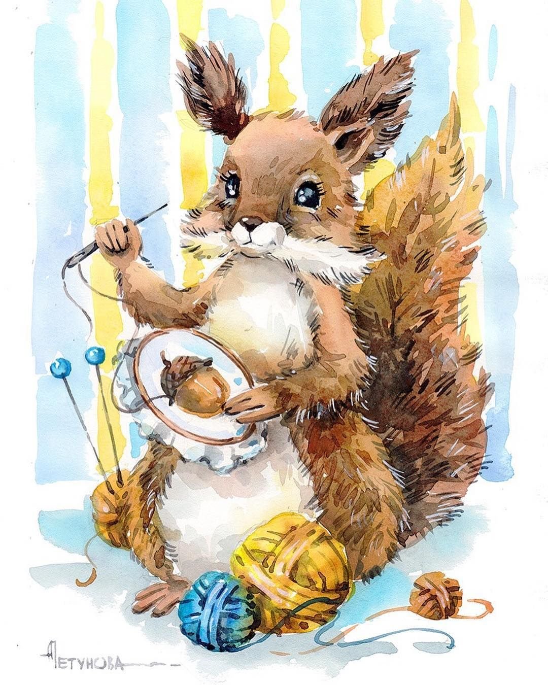 Доброе утро Белочка