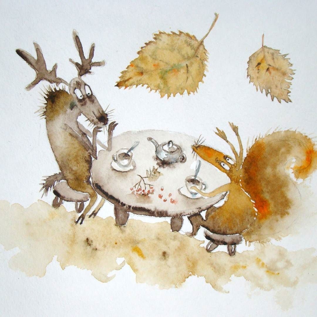 Белка пришла