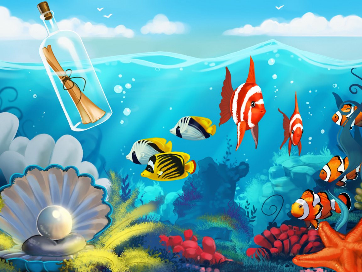 Море рисунок