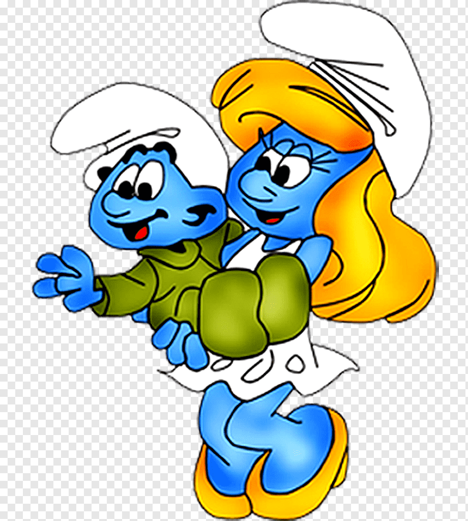 Смурфики папа и Смурфетта