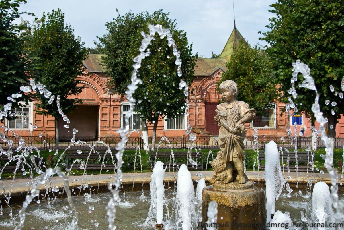 Площадь города Клин Московской области