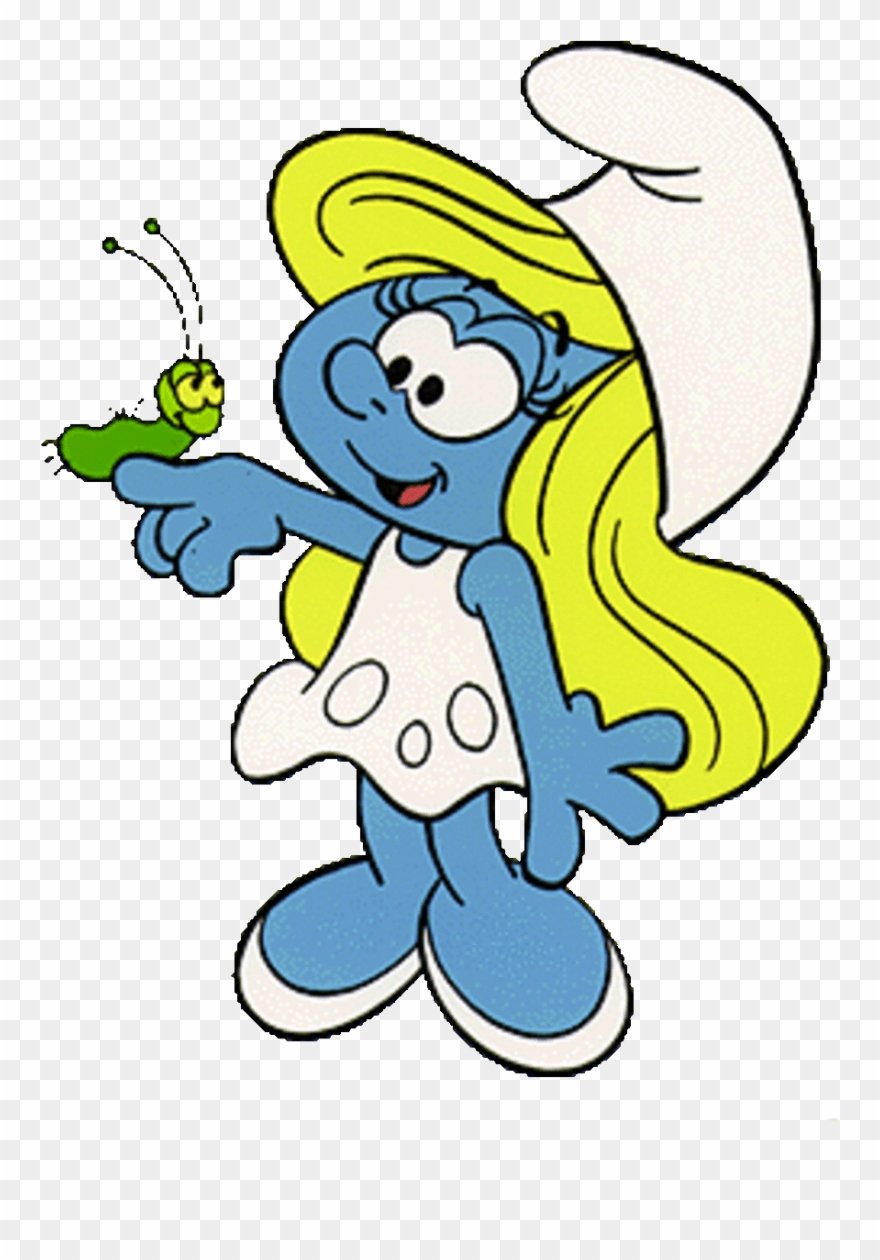 Смурфики папа Смурф vector