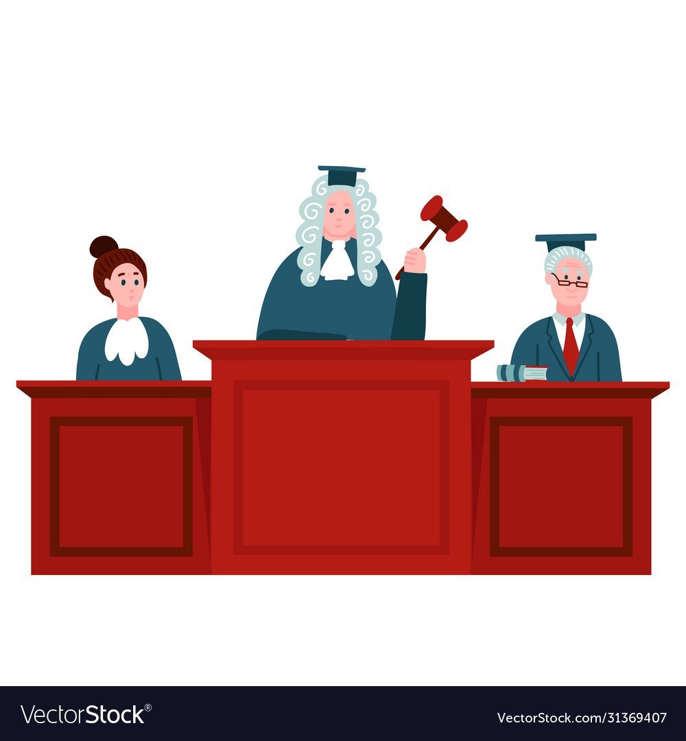 Векторные иллюстрации суд