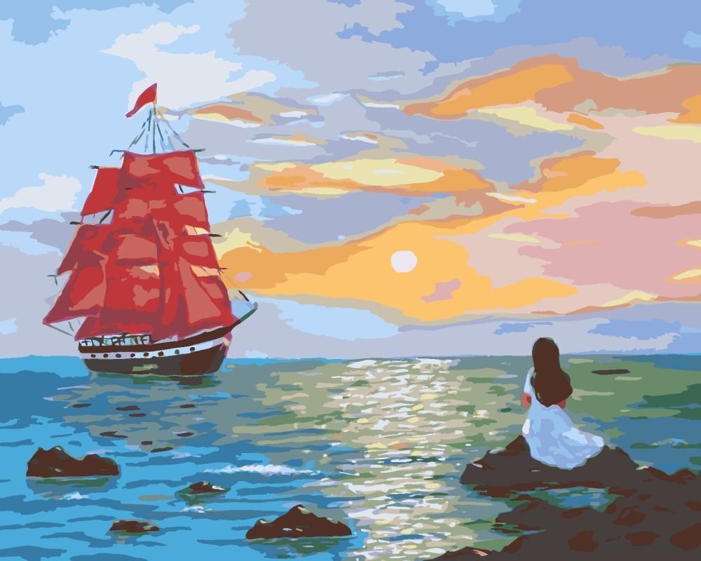 Алые паруса море Ассоль